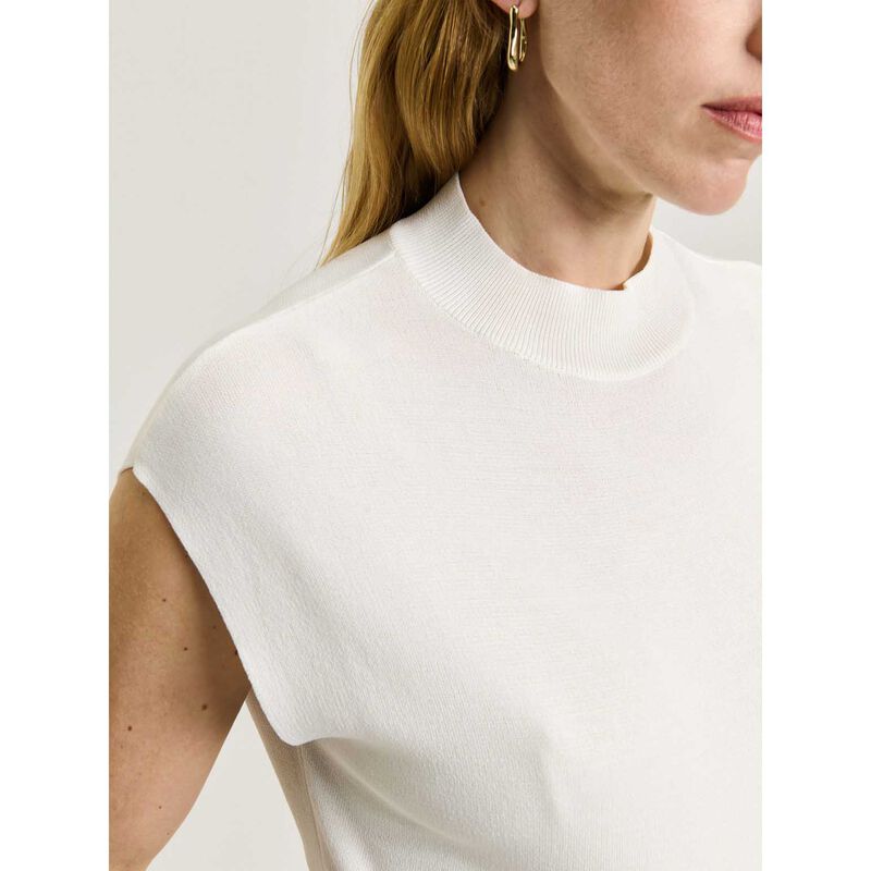 Veronika Maine Drop Shoulder Funnel Neck Knit image number 2